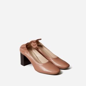 Everlane The Day High Heel in Pecan
